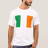 T Chemise avec drapeau d'Irlande