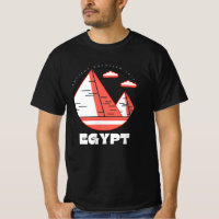 T Chemise du désert égyptien, Pyramides Tee