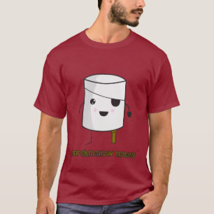 T-shirt T de copain des hommes de guimauve