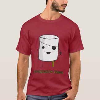 T-shirt T de copain des hommes de guimauve