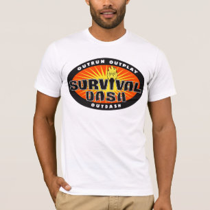 T-shirt T de course de tiret de survie
