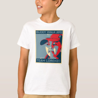 T-shirt T de l'enfant de Lorenzo d'équipe