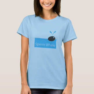 T-shirt T des femmes de cachalot