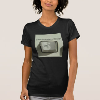 T-shirt T des femmes de logo de touche d'échappement