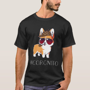 T-shirt T détective Corgi Incognito