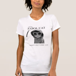 T-shirt T du logo Cool Cat Investigations LLC mis à jour