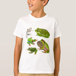 T-shirt T est pour la grenouille d'arbre