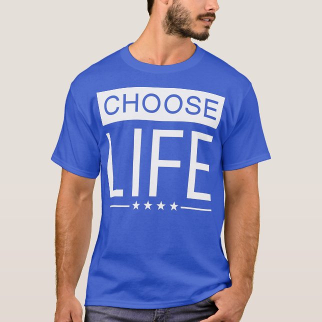 T-shirt T Femmes Anti-avortement Hommes Choisir la vie (Devant)