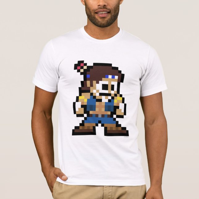 T-shirt t. Hawk à 8 bits (Devant)