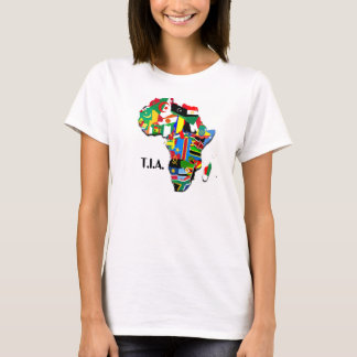 T-shirt T.I.A. Conception de carte