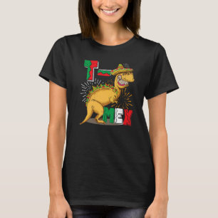 T-shirt T Mex Tacosaurus Rex Taco Cinco De Mayo Dinosaur M