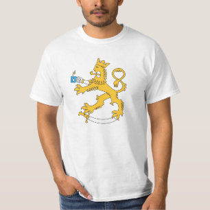 T-shirt T-paita de muumimukista de kahvia de juo de