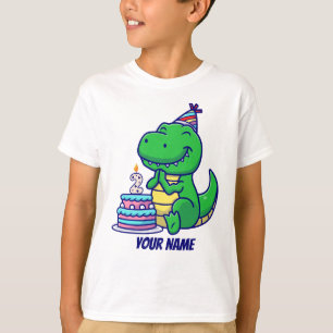 T-shirt T-Rex 2e anniversaire