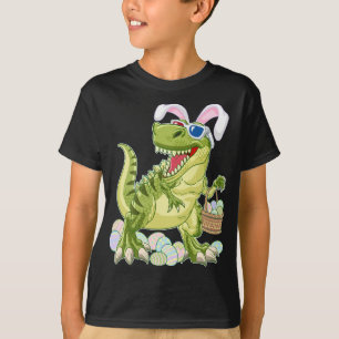 T-shirt T Rex Boys Chemise de Pâques Dinosaur Hero Cadeau