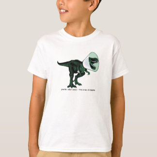 T-shirt T-Rex Cone of Shame 2 enfant T
