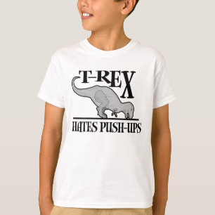 T-shirt T-Rex déteste des pousées $20,95 enfants