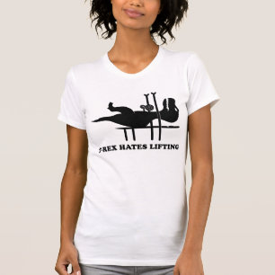 T-shirt T-Rex déteste se soulever