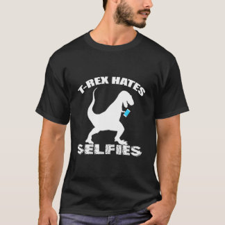 T-SHIRT T-REX DÉTESTE SELFIES