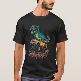 T-shirt T Rex Dinosaur Monster Truck T Rex Monster Truck