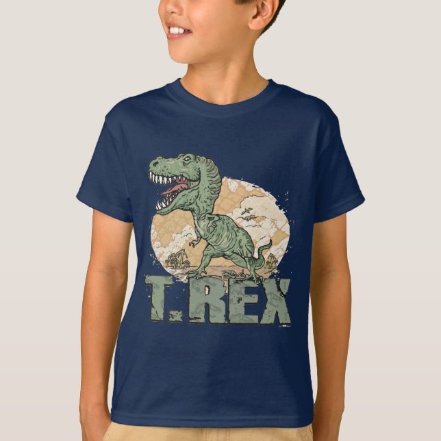 T-shirt T. Rex Dinosaur par des studios de Mudge (Devant)
