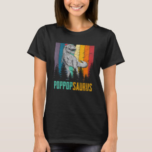 T-shirt T Rex Dinosaur Poppop Saurus Famille Correspondant