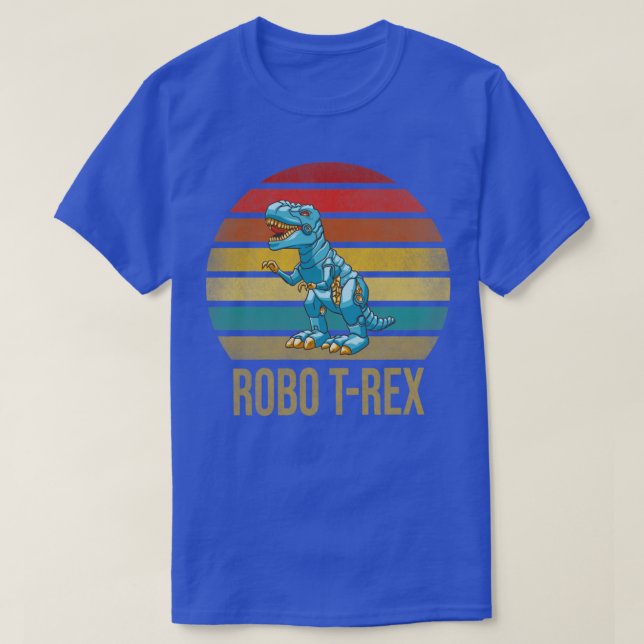 T-shirt T Rex Dinosaur TRex Robot Dino RoboRex1 (Design devant)