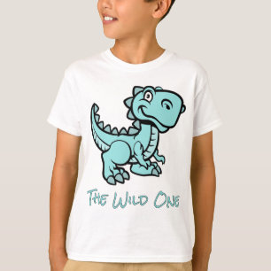 T-shirt T Rex Dinosaur turquoise Nom hiérarchique