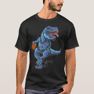T-shirt T-Rex Dinosaure Drôle Joueur de Basket
