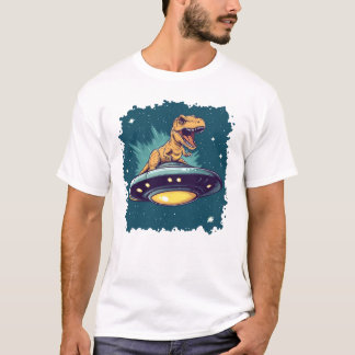 T-shirt T-Rex équitation UFO