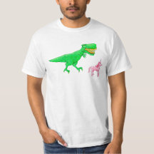 T-Rex et licorne