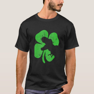 T-shirt T Rex Jour de la Saint Patrick Dinosaur Shamrock A