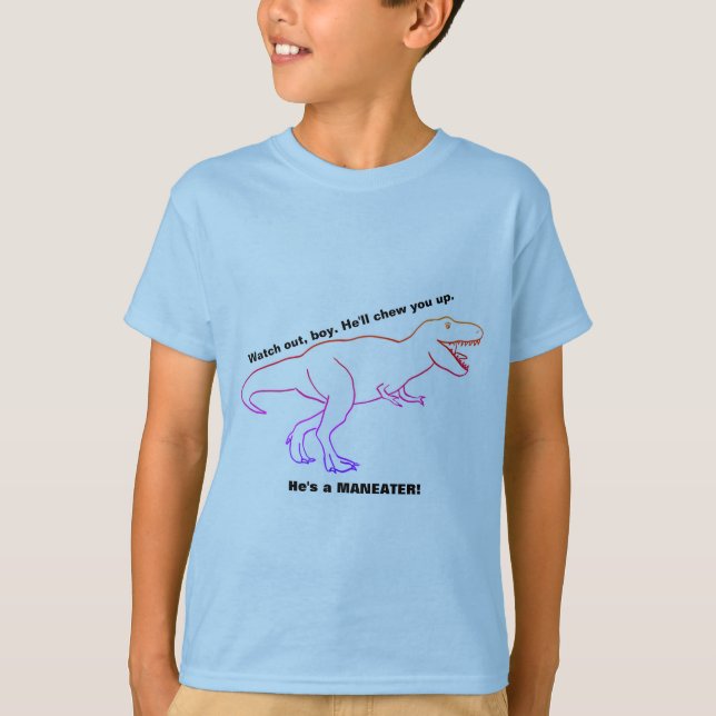 T-shirt T-Rex Maneater (Devant)
