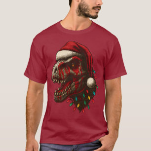 T-shirt T-Rex Père Noël Dinosaur Noël