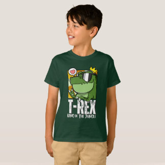 T-shirt T-rex - Roi De La Jungle