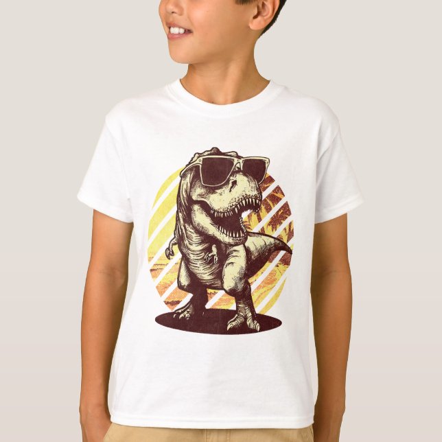 T-shirt T-Rex Summer Veraniego (Devant)