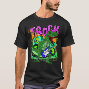 T-shirt T Rock Jouer de la guitare