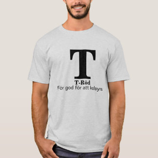 T-shirt T-Röd