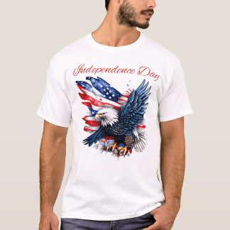 T-shirt t shert independence day.
