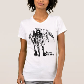 T-shirt T-shir blanc fait sur commande de style féerique