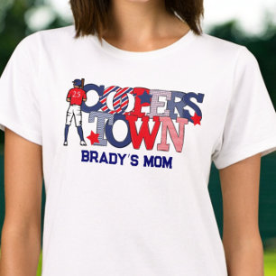 T-shirt T-Shir Maman du joueur de baseball patriotique Coo