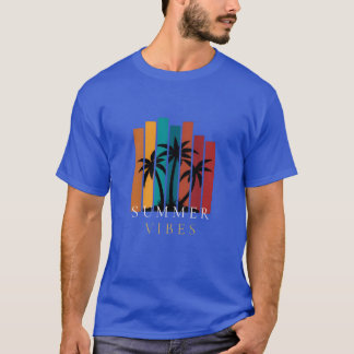 T-shirt T shirt à manches longues Deep Royal avec vibes es