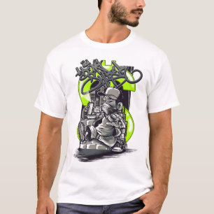T-shirt T-Shirt, artiste graffeur illustré
