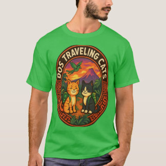 T-shirt "T-Shirt Aventure Chats Voyageurs | Sac À Dos Mign