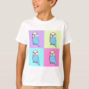 T-shirt T shirt Budgies Art Pop