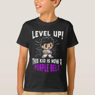 T-shirt T Shirt Cadeau Uniforme de Karaté Enfant Ceinture