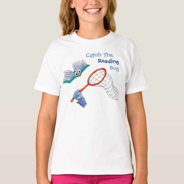 T-shirt T-Shirt-Catch Le Bug De Lecture (Devant)