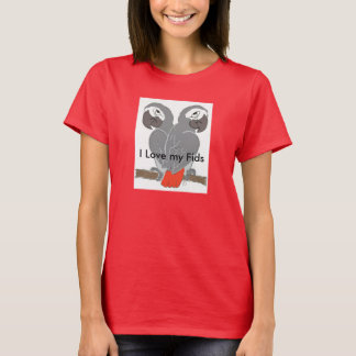 T-shirt T Shirt, concepteur de perroquets