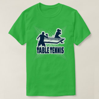 T-shirt T-Shirt, concepteur sportif de tennis de table