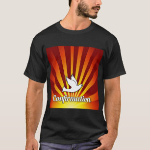T-shirt T-shirt, Confirmation Personnaliser, Nom de la Per