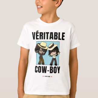 T-shirt t shirt cowboy chibi enfant.